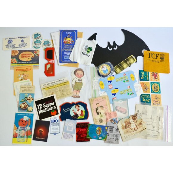 Large Lot Paper Ephemera Vintage Advertising Random Assortment - Picture 1 of 9